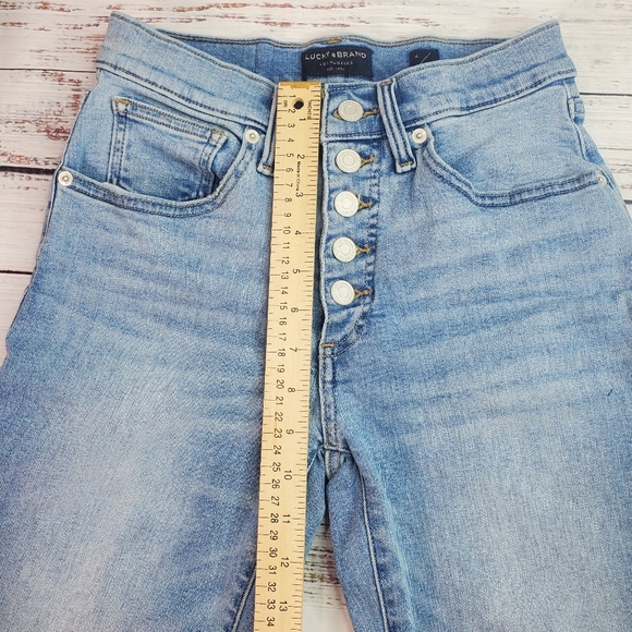 Lucky Brand Jeans High Rise Crop Bridgette Size:4 - Picture 11 of 12